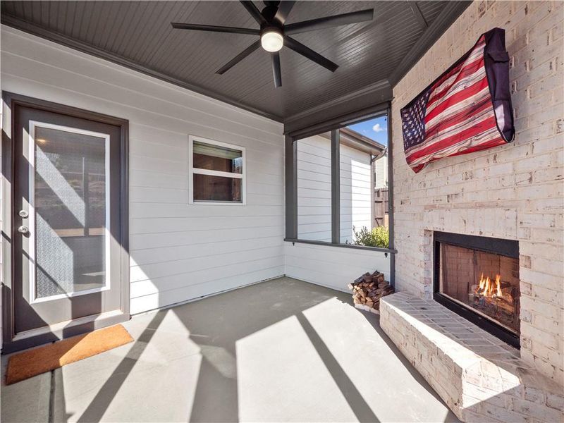 Exterior details and patio area of a home in , Hoschton (Image 4).