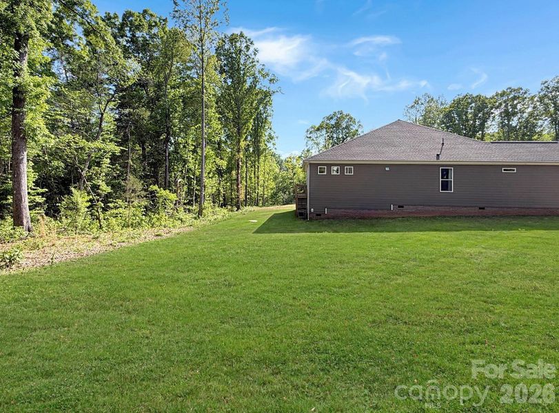 large side yard