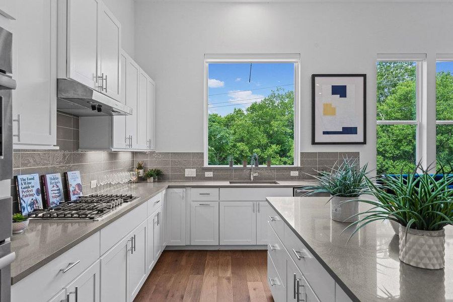 Furnished interior view inside a new home in Agave, Austin (Image 12).