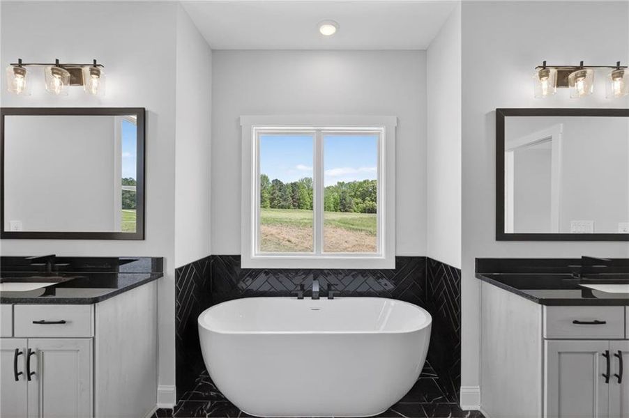 Furnished interior view inside a new home in The Meadows at Lake Circle, Buchanan (Image 13).