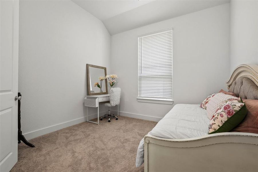 Secondary bedroom is separate from the other bedrooms for privacy Secondary bedroom is separate from the other bedrooms for privacy