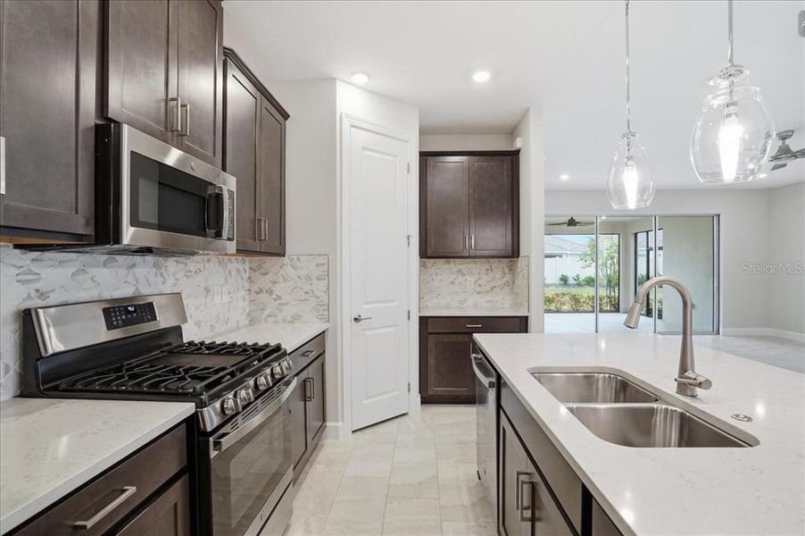 Furnished interior view inside a new home in , Palmetto (Image 8).