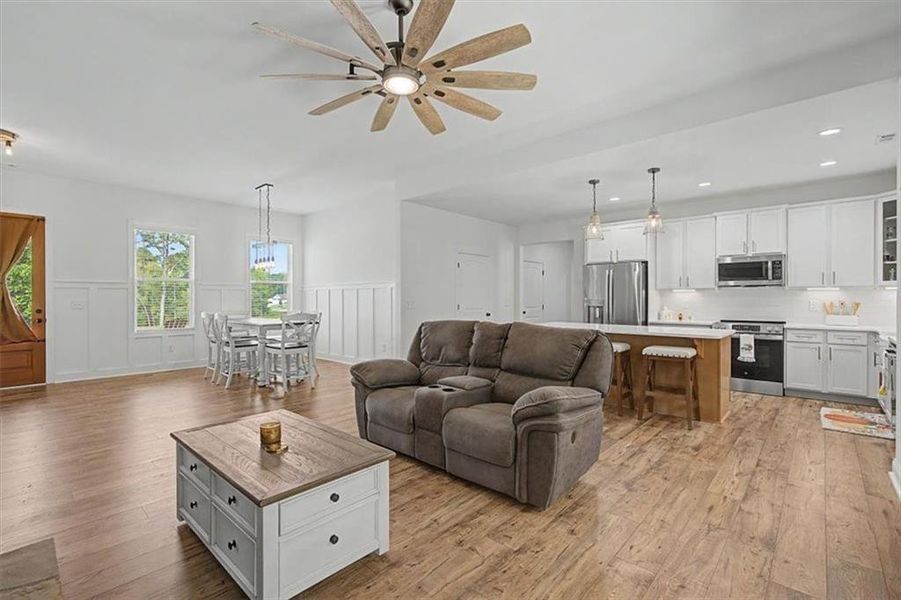 Furnished interior view inside a new home in , Rockmart (Image 6). Furnished interior view inside a new home in , Rockmart (Image 6).