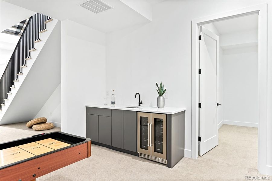 Furnished interior view inside a new home in , Denver (Image 38).