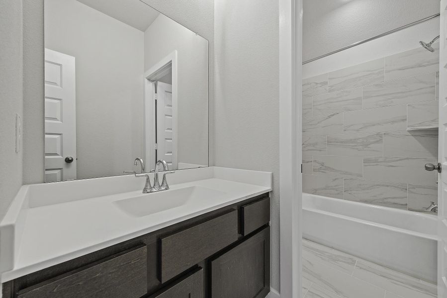 Furnished interior view inside a new home in ARTAVIA®, Conroe (Image 11).