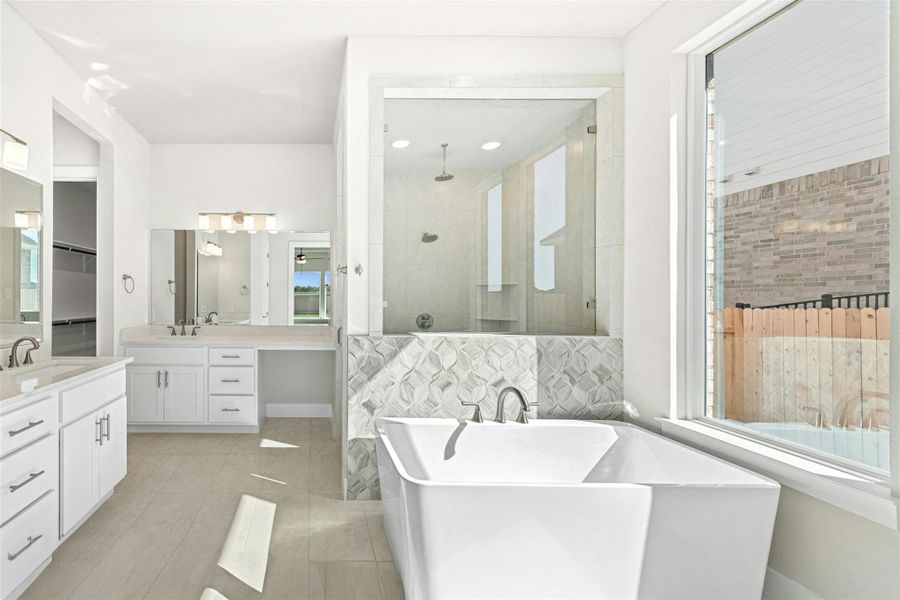 Furnished interior view inside a new home in Santa Rita Ranch, Liberty Hill (Image 12).