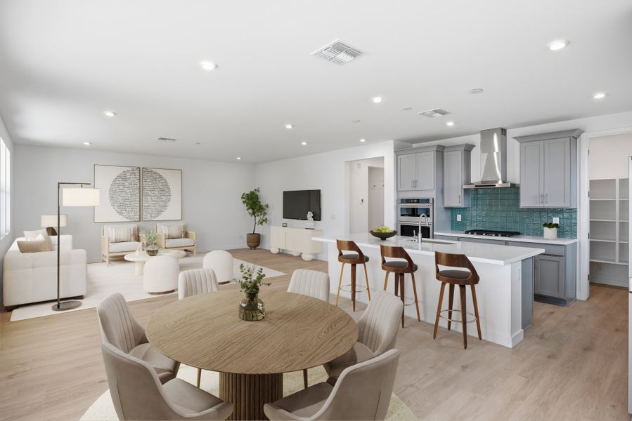 Furnished interior view inside a new home in Sanctuary, Phoenix (Image 7).