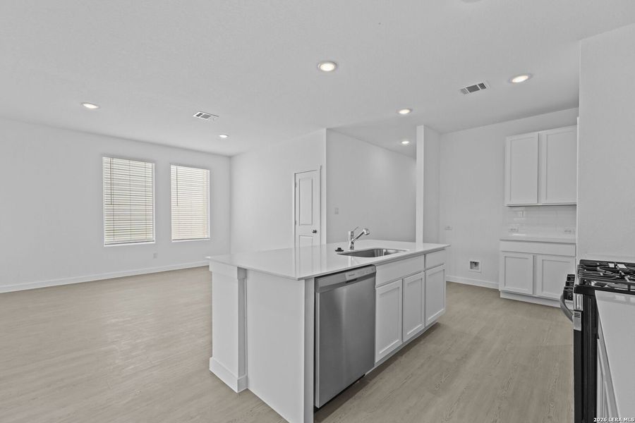 Furnished interior view inside a new home in Waterwheel, San Antonio (Image 7).