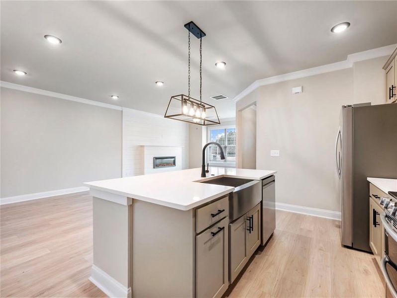 Furnished interior view inside a new home in Apalachee Overlook, Winder (Image 8).