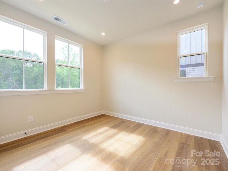 First Floor Flex Space Ideal for Home Office or Guest Room.