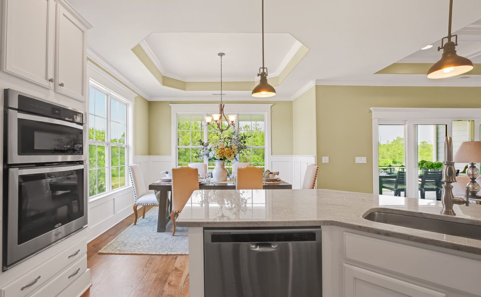 Representative furnished interior of a home built from the Ansley by Bill Clark Homes in The Sanctuary at Sunset Beach, Sunset Beach (Image 11).