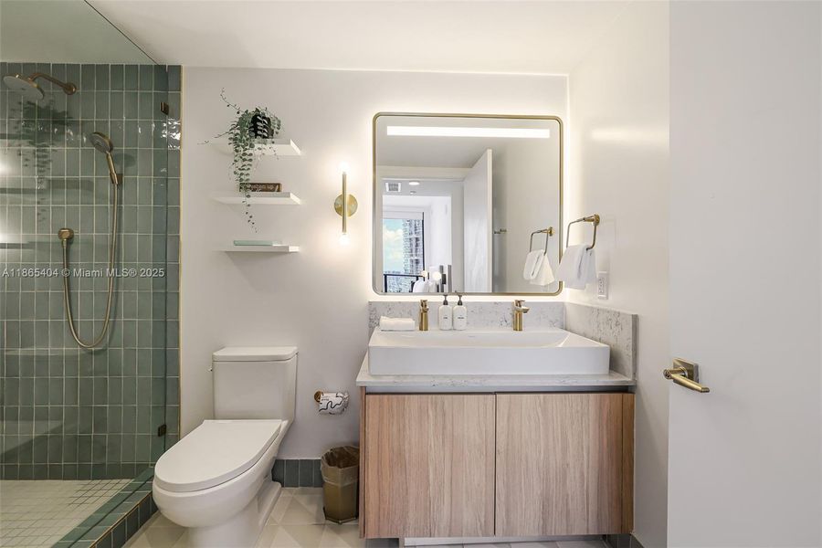 Furnished interior view inside a new home in , Miami (Image 33). Furnished interior view inside a new home in , Miami (Image 33).