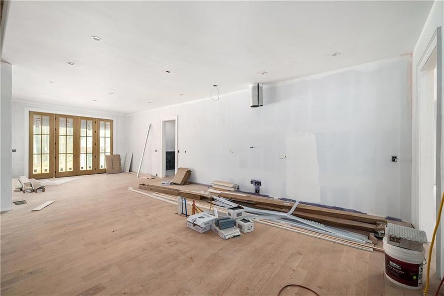 In-progress construction of a new home in , Milton, GA (Image 39).