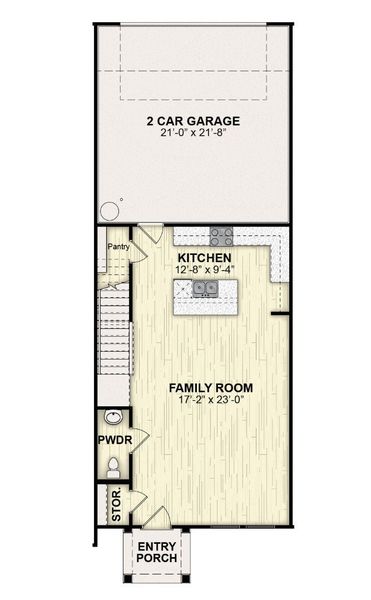 2D floor plan layout for the Avalon by Rockwell Homes in Whaley Grove, St. Cloud, FL (Image 3). 2D floor plan layout for the Avalon by Rockwell Homes in Whaley Grove, St. Cloud, FL (Image 3).
