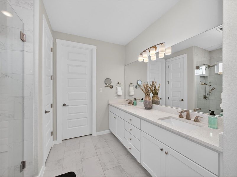 Furnished interior view inside a new home in , Liberty Hill (Image 29).