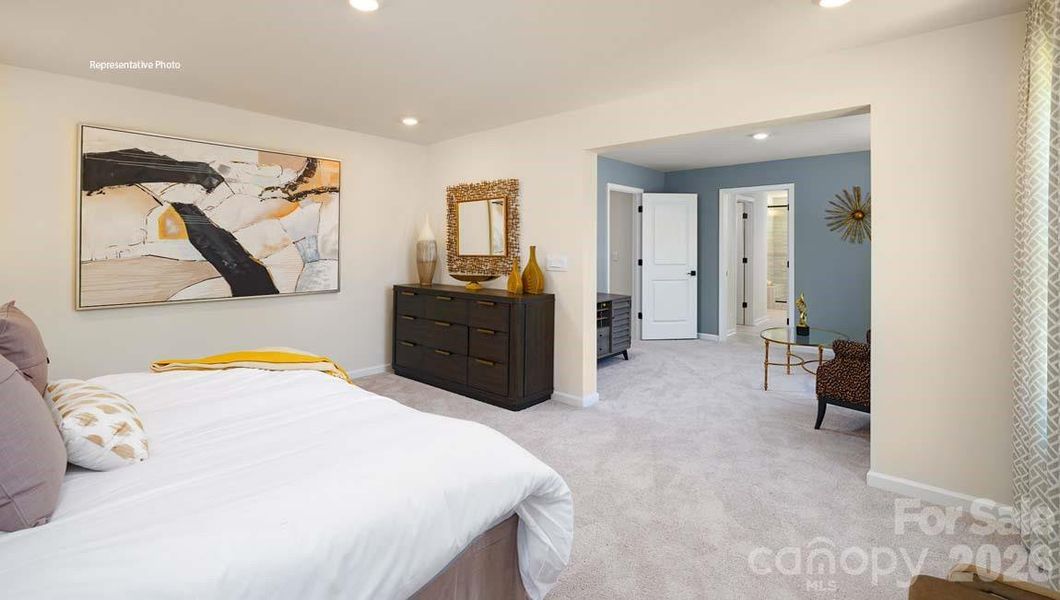 Furnished interior view inside a new home in Sylvan Creek, Denver (Image 24).