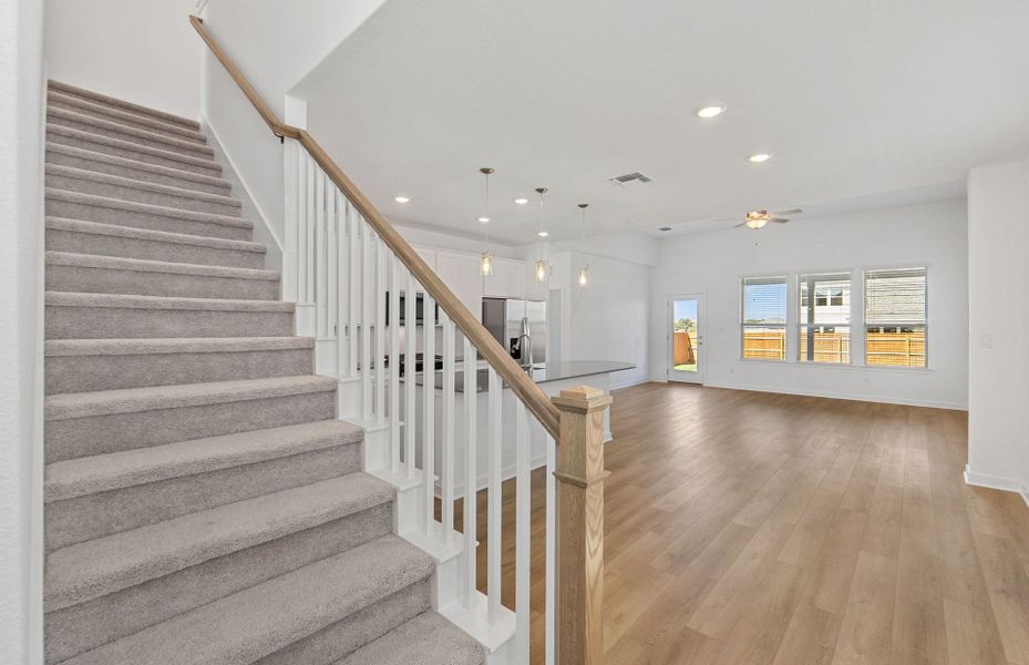 Spacious, unfurnished interior of a new home in Santa Rita Ranch, Liberty Hill (Image 36). Spacious, unfurnished interior of a new home in Santa Rita Ranch, Liberty Hill (Image 36).