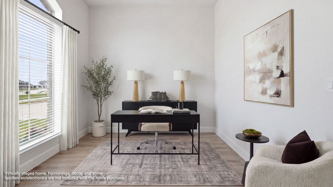 Furnished interior view inside a new home in Devonshire, Forney (Image 10).