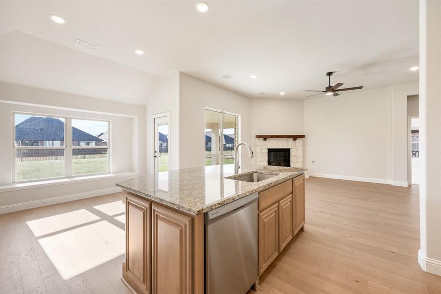 Furnished interior view inside a new home in Abe's Landing, Granbury (Image 10). Furnished interior view inside a new home in Abe's Landing, Granbury (Image 10).
