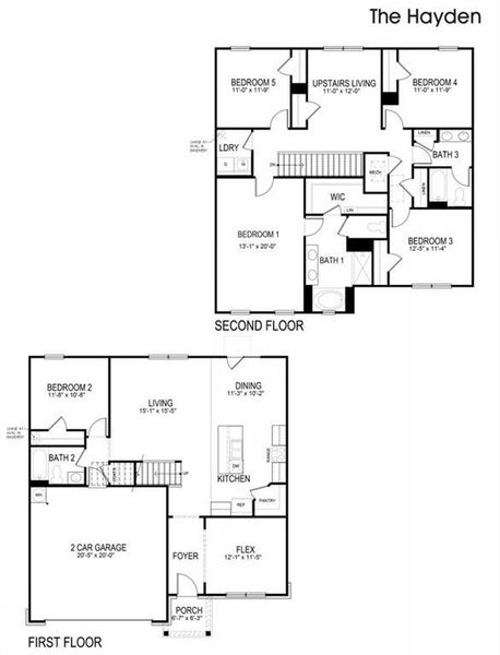 2D floor plan layout of this home in Northwoods at Mirror Lake, Villa Rica, GA (Image 2). 2D floor plan layout of this home in Northwoods at Mirror Lake, Villa Rica, GA (Image 2).