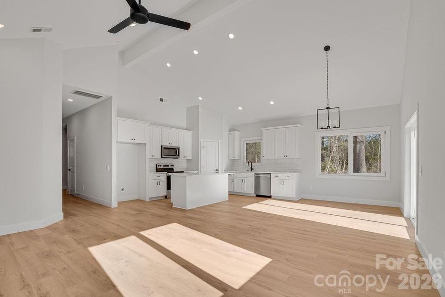 Spacious, unfurnished interior of a new home in , Iron Station (Image 24). Spacious, unfurnished interior of a new home in , Iron Station (Image 24).