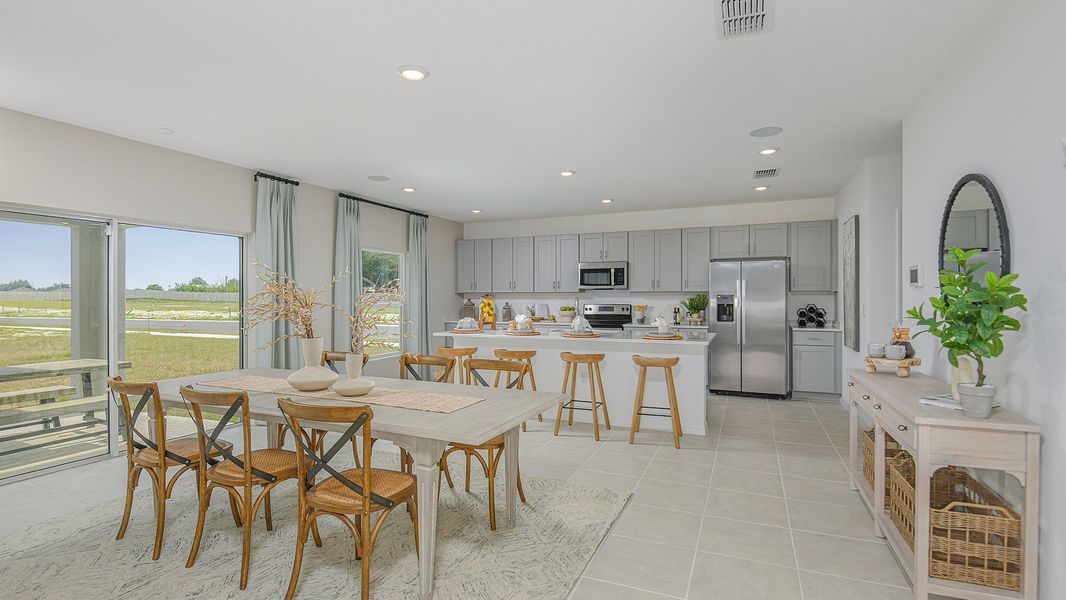 Representative furnished interior of a home built from the Cardinal by Taylor Morrison in Solena, North Fort Myers (Image 3).