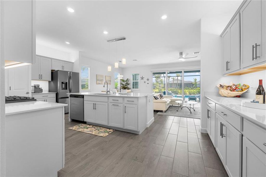 Furnished interior view inside a new home in , Punta Gorda (Image 15). Furnished interior view inside a new home in , Punta Gorda (Image 15).