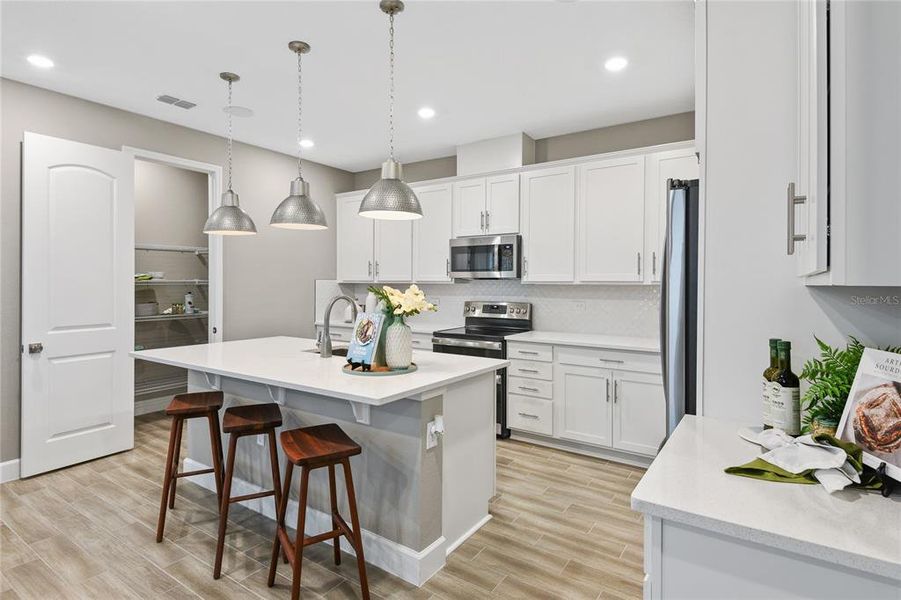 Furnished interior view inside a new home in Estates at Rivers Edge, Parrish (Image 4).