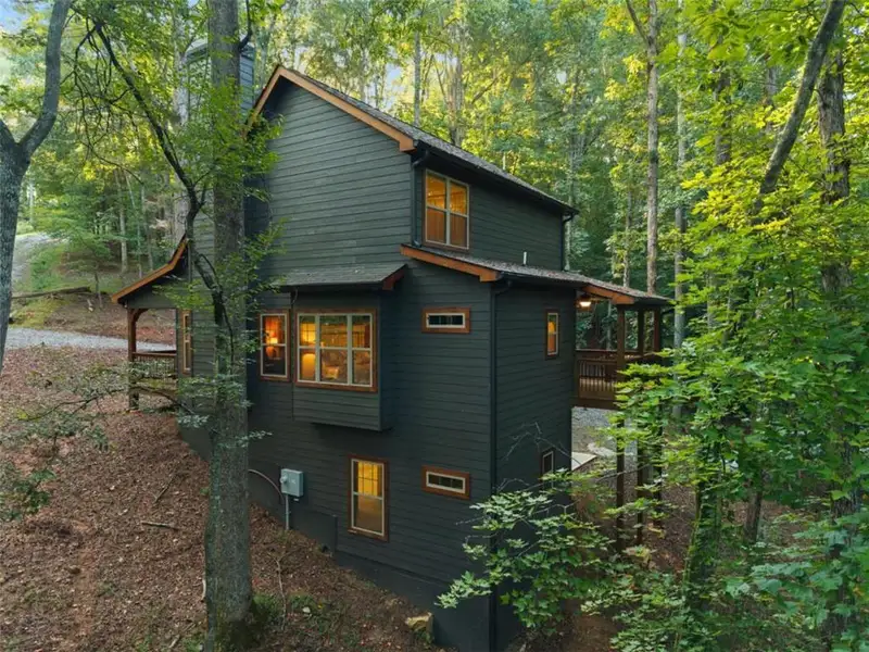 Exterior details and patio area of a home in , Ellijay (Image 25). Exterior details and patio area of a home in , Ellijay (Image 25).