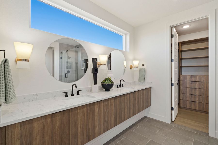 Representative furnished interior of a home built from the 4 by Trumark Homes in RainDance, Windsor (Image 27).
