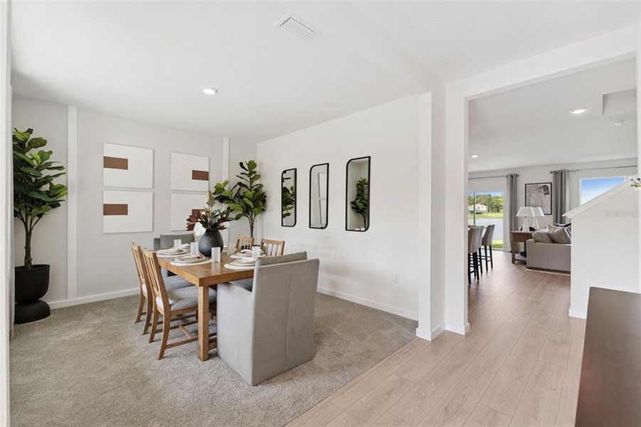 Furnished interior view inside a new home in , St. Cloud (Image 8).