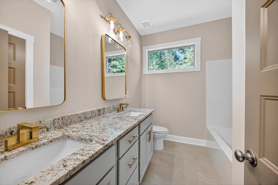 Furnished interior view inside a new home in White Oaks, The Rock (Image 8).