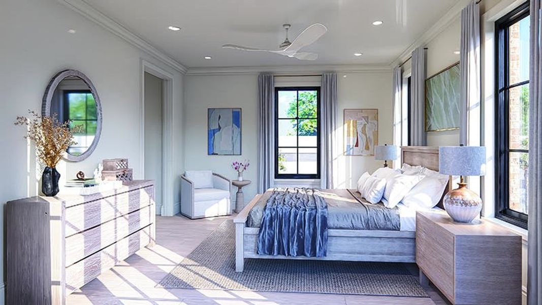 Furnished interior view inside a new home in , Mount Pleasant (Image 4).