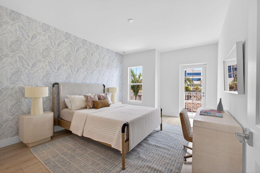 Furnished interior view inside a new home in , Jupiter (Image 11).