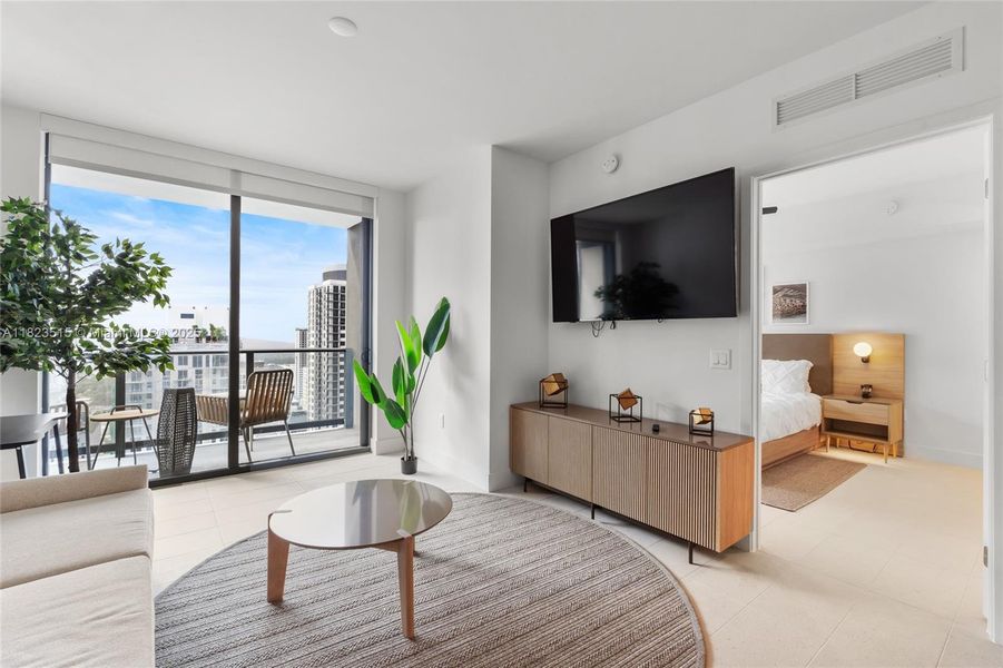 Furnished interior view inside a new home in Natiivo Miami, Miami (Image 12).
