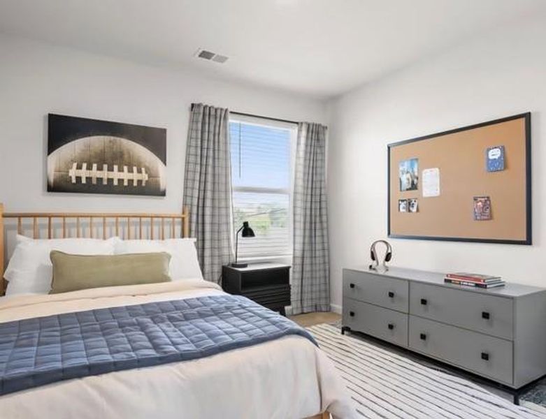 Furnished interior view inside a new home in The Enclave Townhomes, Hampton (Image 9).