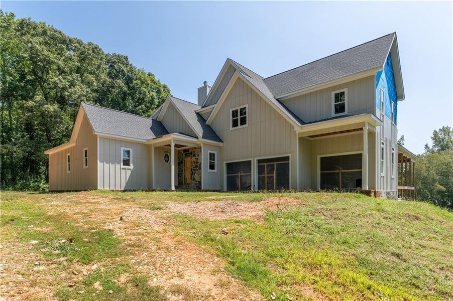 Exterior details and patio area of a home in , Canton (Image 2). Exterior details and patio area of a home in , Canton (Image 2).