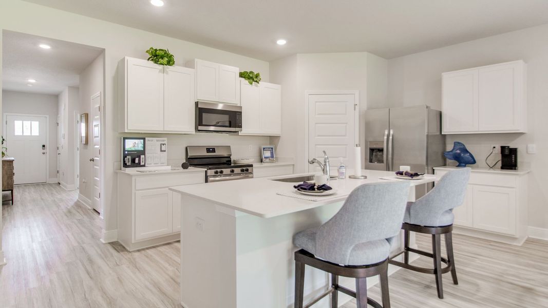 Representative furnished interior of a home built from the Beau by D.R. Horton in Ashton Park Phase III, Freeport (Image 3). Representative furnished interior of a home built from the Beau by D.R. Horton in Ashton Park Phase III, Freeport (Image 3).