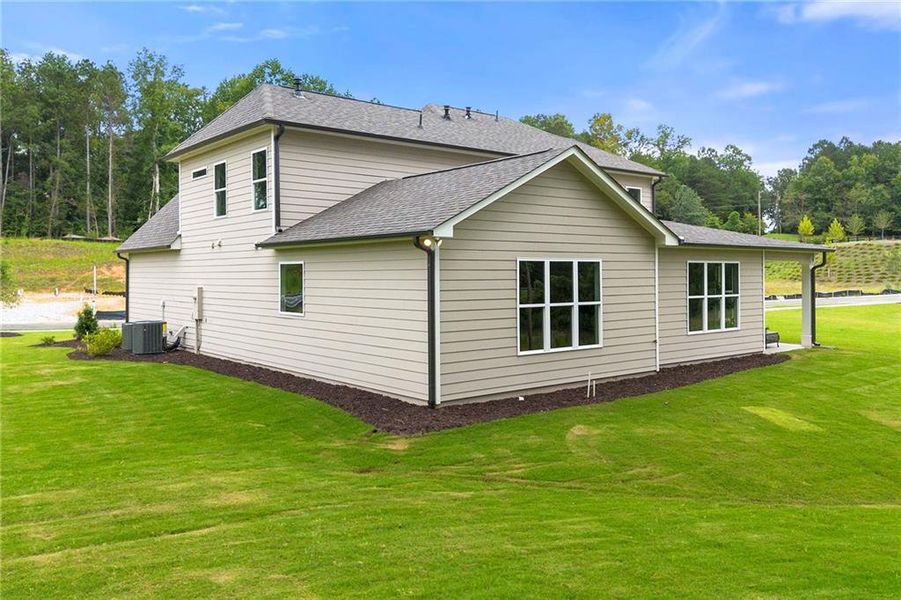 Exterior details and patio area of a home in , Canton (Image 2).