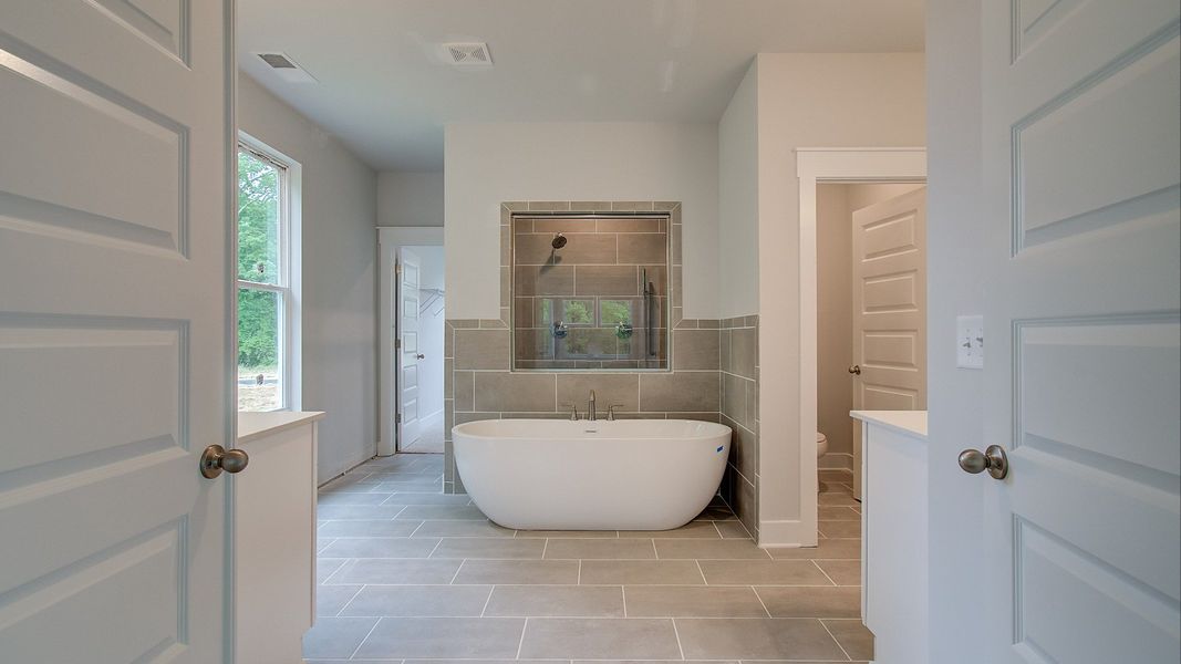 Representative furnished interior of a home built from the Emerson II by DRB Homes in Saddleridge, Senoia (Image 7). Representative furnished interior of a home built from the Emerson II by DRB Homes in Saddleridge, Senoia (Image 7).