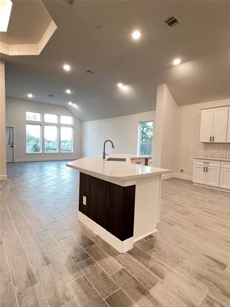 Open concept floorplan