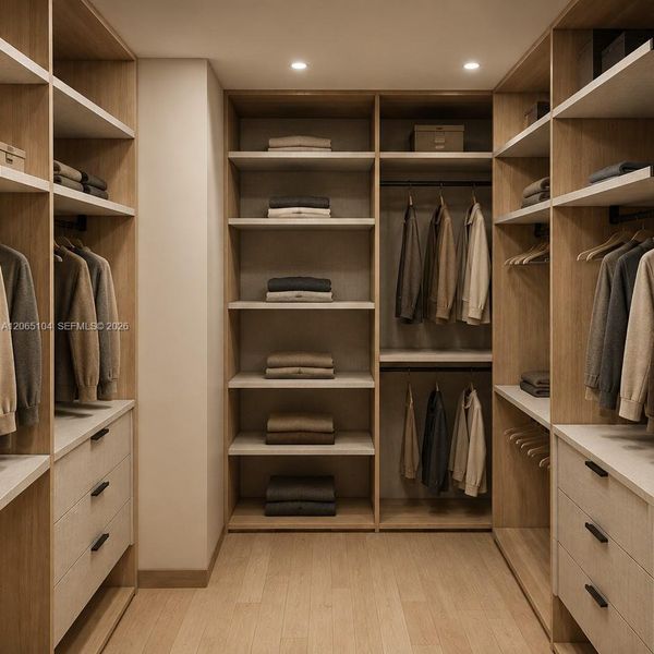 Furnished interior view inside a new home in , Coral Gables (Image 12).