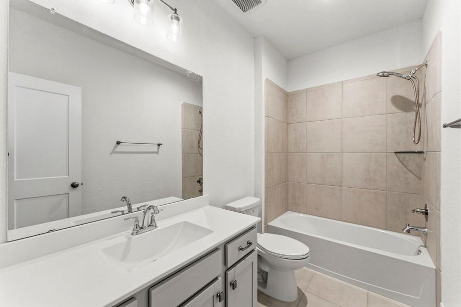 Full bathroom located on the second floor