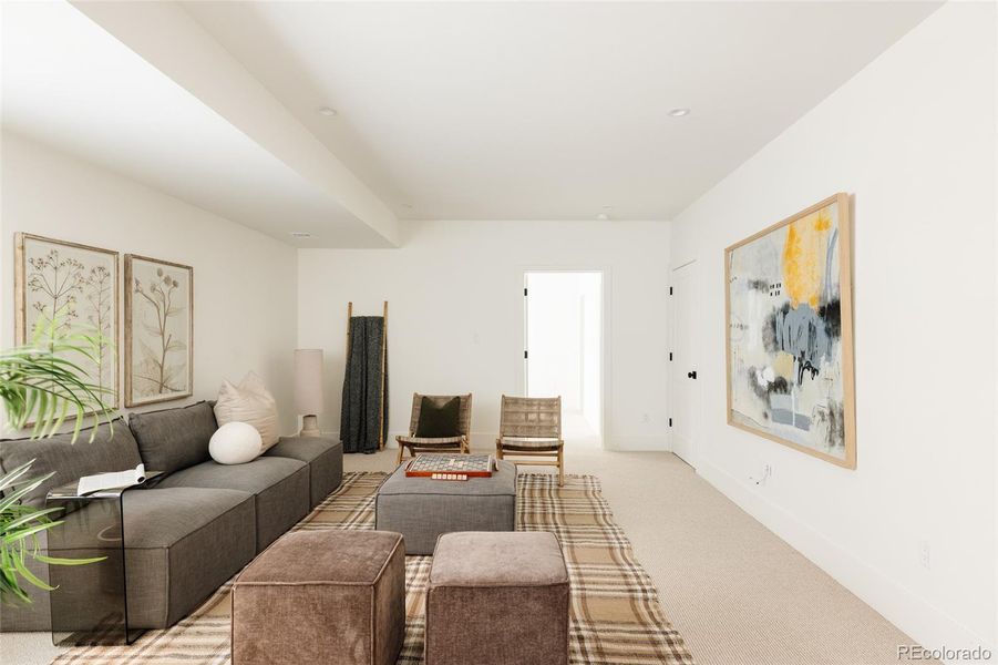 Furnished interior view inside a new home in , Denver (Image 36). Furnished interior view inside a new home in , Denver (Image 36).