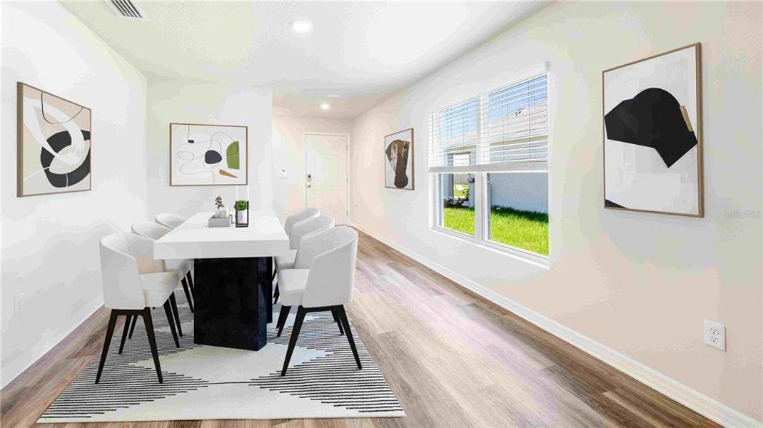 Furnished interior view inside a new home in Oakfield Lakes, Parrish (Image 5). Furnished interior view inside a new home in Oakfield Lakes, Parrish (Image 5).