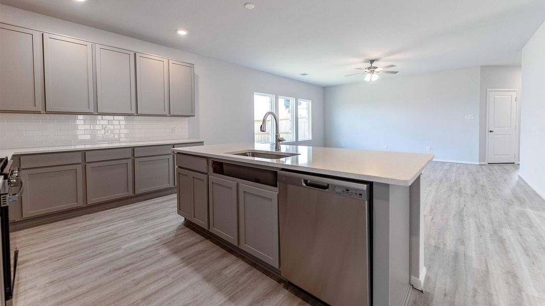 Furnished interior view inside a new home in Windrose Green, Angleton (Image 5).