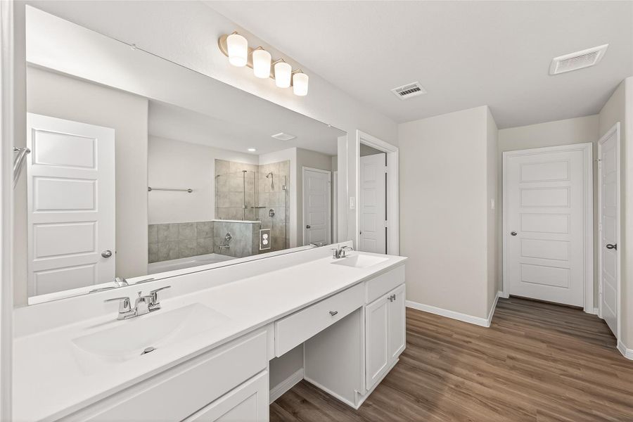 Furnished interior view inside a new home in Woodland Lakes, Houston (Image 11).