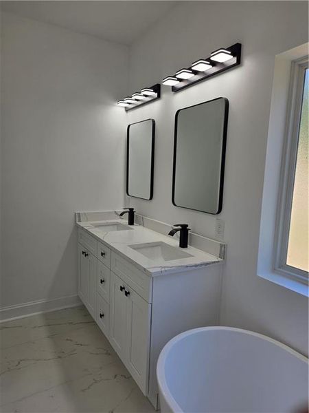 Furnished interior view inside a new home in , Austell (Image 8).