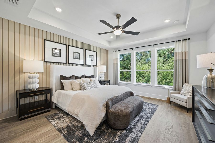 Furnished interior view inside a new home in Brookewater, Rosenberg (Image 11).