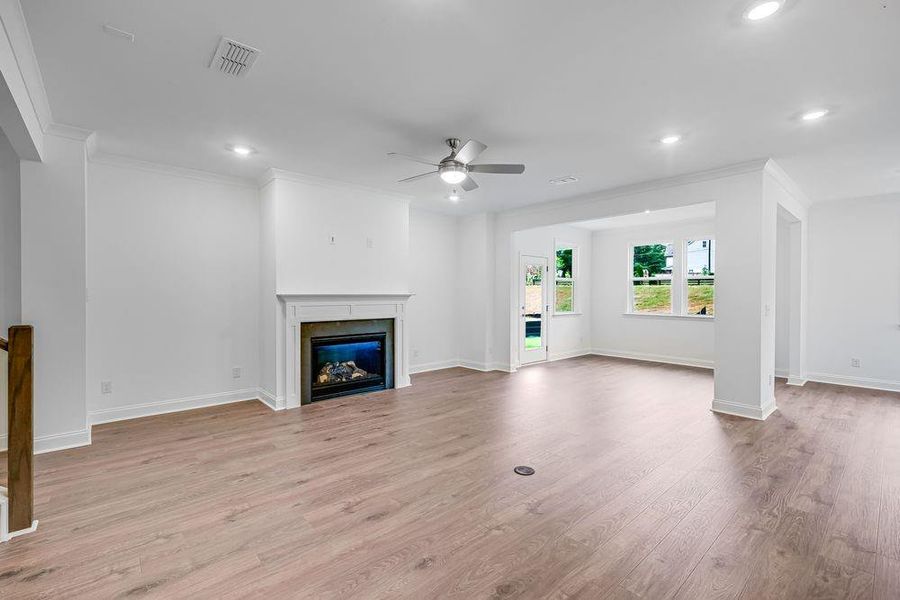 Spacious, unfurnished interior of a new home in Reserve at Hickory Walk, Kennesaw (Image 16). Spacious, unfurnished interior of a new home in Reserve at Hickory Walk, Kennesaw (Image 16).